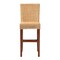 Baxton Studio Racquel Modern Bohemian Natural Rattan and Mahogany Wood Bar Stool 217-12735-ZORO - alternate 7